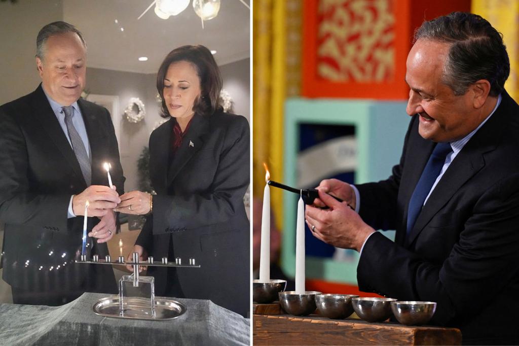 Second gentleman Doug Emhoff mangles the âstory of Hanukkahâ in since-deleted social media post